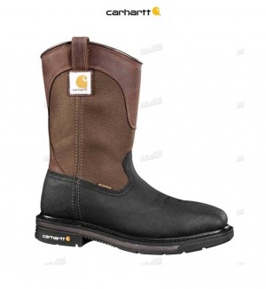 Carhartt 11-Inch Square Steel Tå Wellington Boot Bruna | SE0002051