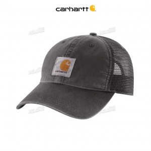 Carhartt Canvas Mesh-Back Cap Gravel | SE0002344