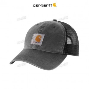 Carhartt Canvas Mesh-Back Cap Svarta | SE0002349