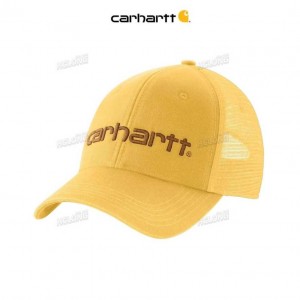 Carhartt Canvas Mesh-Back Logo Tryck Cap Sundance | SE0002387