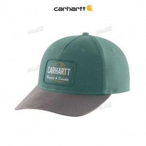 Carhartt Canvas Rugged Patch Cap Gröna | SE0002429