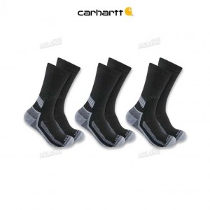 Carhartt Force Midweight Crew Sock 3-Pack Svarta | SE0002709