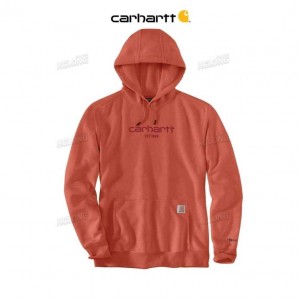 Carhartt Force Relaxed Fit Lätta Logo Tryck Sweatshirt Orange | SE0000484