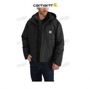 Carhartt Full Swing Loose Fit Quick Duck Insulated Jacket Svarta | SE0000112