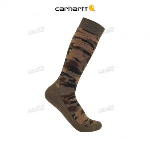 Carhartt Heavyweight Camo Boot Sock Bruna Camo | SE0002674