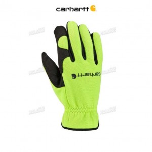 Carhartt High Dexterity Open Cuff Glove High Vis Lime | SE0002527