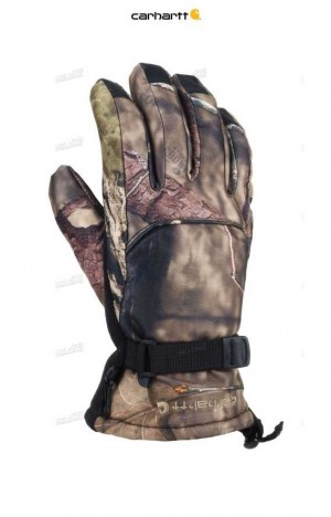 Carhartt Hunt Vattentäta Insulated Camo Gauntlet Glove Moss | SE0002484