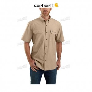 Carhartt Loose Fit Midweight Chambray Korta-Sleeve Shirt Mörk | SE0001154