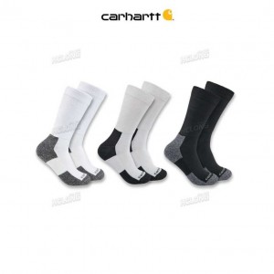 Carhartt Lätta Stretch Top Crew Sock 3-Pack Assorted | SE0002698