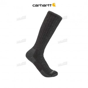 Carhartt Midweight Syntetiskt-Ull Blend Boot Sock Carbon Heather | SE0002683