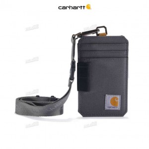 Carhartt NYLON DUCK ID HOLDER AND LANYARD Gravel | SE0002858