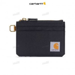 Carhartt NYLON DUCK ZIPPERED CARD KEEPER Svarta | SE0002850