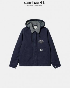 Carhartt New Balance x Carhartt WIP Sculpture Center Arcan Jacket Mörkmarinblå | SE0000074