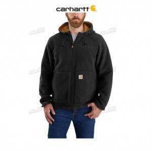 Carhartt Rain Defender Relaxed Fit Fleece Reversible Jacket Svarta Bruna | SE0000186