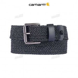 Carhartt Rugged Flex Nylon Cord Braided Belt Svarta | SE0002338