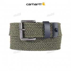 Carhartt Rugged Flex Nylon Cord Braided Belt Gröna | SE0002340