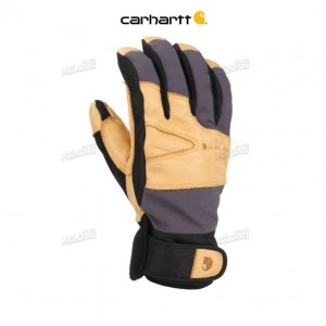 Carhartt Vinter Dex Cow Grain Insulated Glove Mörkgrå Bruna | SE0002504