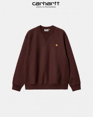 Carhartt Wip American Script Sweatshirt Ale | SE0000240