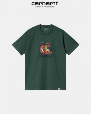 Carhartt Wip Appetite T-Shirt Juniper | SE0000817