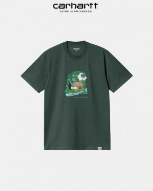 Carhartt Wip Cabin T-Shirt Juniper | SE0000840