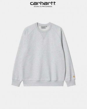 Carhartt Wip Chase Sweatshirt Ash Heather | SE0000265