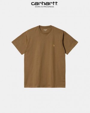 Carhartt Wip Chase T-Shirt Bruna | SE0000868