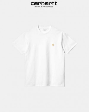 Carhartt Wip Chase T-Shirt Vita | SE0000876