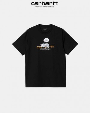 Carhartt Wip Dream Factory T-Shirt Svarta | SE0000892