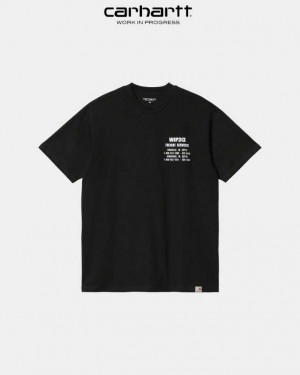 Carhartt Wip Freight Services T-Shirt Svarta | SE0000912