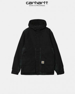 Carhartt Wip Highbury Check Jacket Svarta | SE0000033