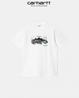 Carhartt Wip Home Builders T-Shirt Vita | SE0000934