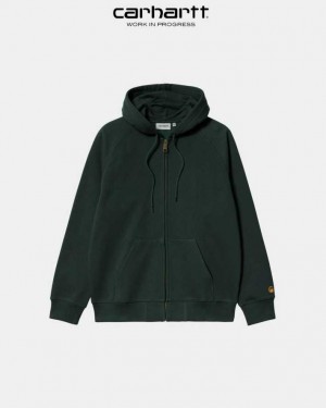 Carhartt Wip Hooded Chase Jacket Juniper | SE0000038