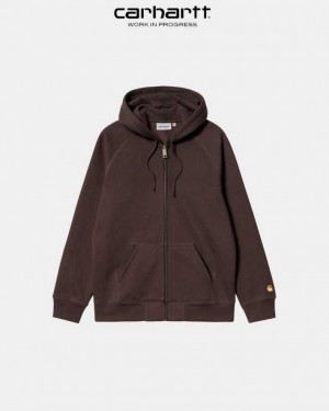 Carhartt Wip Hooded Chase Jacket Mörk | SE0000037