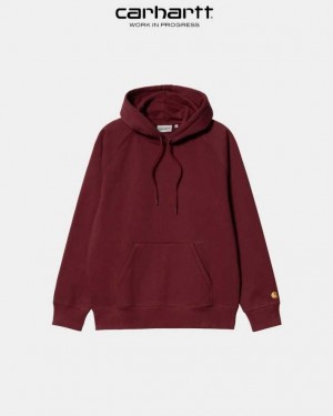 Carhartt Wip Hooded Chase Sweatshirt Corvina | SE0000302