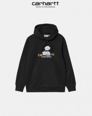 Carhartt Wip Hooded Dream Factory Sweatshirt Svarta | SE0000312