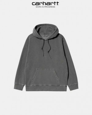 Carhartt Wip Hooded Verse Patch Sweatshirt Vulcan | SE0000335