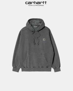 Carhartt Wip Hooded Vista Sweatshirt Vulcan | SE0000344