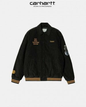 Carhartt Wip Letterman Jacket Mörk | SE0000048