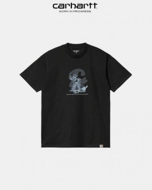 Carhartt Wip Lucky Painter T-Shirt Svarta | SE0000972