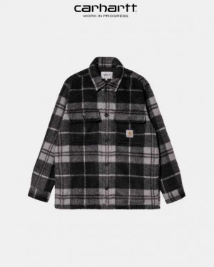 Carhartt Wip Manning Check Shirt Jacket Svarta | SE0000053