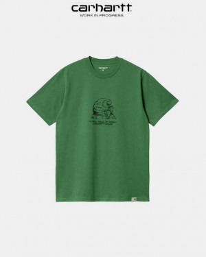 Carhartt Wip Piece Of Arbets T-Shirt Bonsai | SE0001000