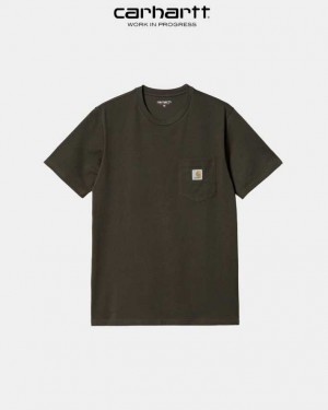 Carhartt Wip Pocket T-Shirt Cypress | SE0001012