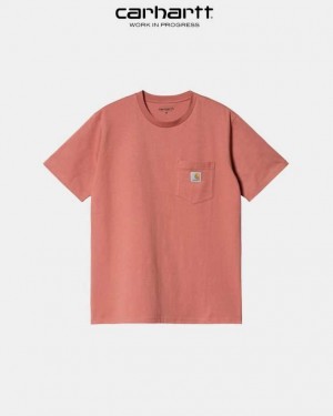 Carhartt Wip Pocket T-Shirt Misty Blush | SE0001013