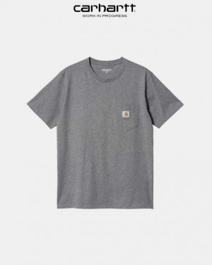 Carhartt Wip Pocket T-Shirt Mörkgrå | SE0001018