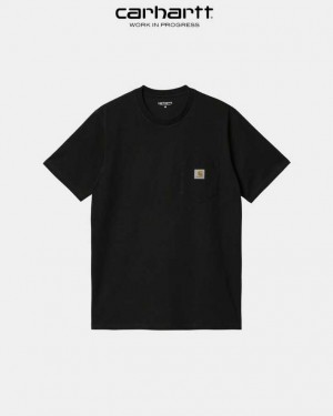 Carhartt Wip Pocket T-Shirt Mörkmarinblå | SE0001005