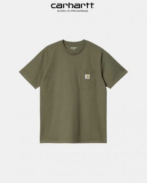 Carhartt Wip Pocket T-Shirt Seaweed | SE0001008