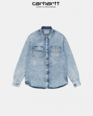 Carhartt Wip Salinac Shirt Jacket Blå | SE0000095