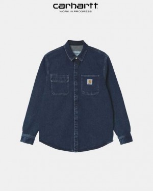 Carhartt Wip Salinac Shirt Jacket Blå | SE0000097