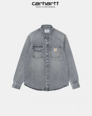 Carhartt Wip Salinac Shirt Jacket Svarta | SE0000094