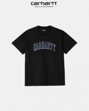 Carhartt Wip Scrawl Script T-Shirt Svarta | SE0001034